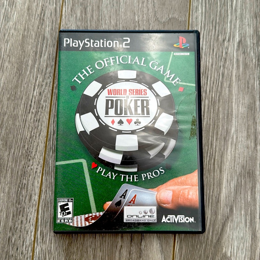 World Series Of Poker Playstation 2 video game
